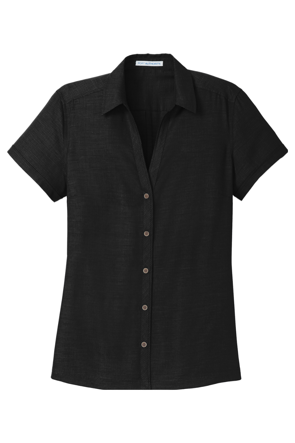 Port Authority Ladies Textured Camp Shirt